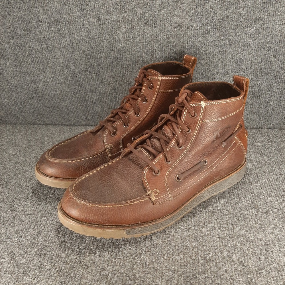 Justin Boots Solace Sun Oak 280 11 D Brown Mens Leather Moc Toe Work Boots